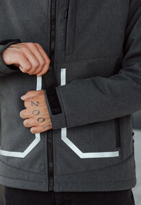 Фото - Куртка цвета графит Staff cu soft shell graphite - Men box