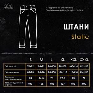 Фото - Утеплені штани-карго Pobedov Static темно-синього кольору - Men box