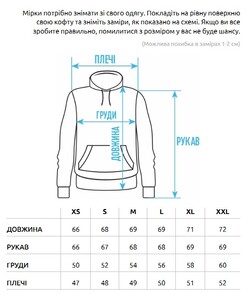 Фото - Худі з написом на рукаві Staff вогонь запеклих не пече - Men box