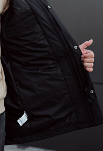 Фото - Однотонная черная парка Staff ba black - Men box