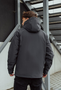 Фото - Куртка серого цвета Staff ita soft shell graphite - Men box