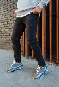 Фото - Стильные черные джинсы Staff black slim - Men box