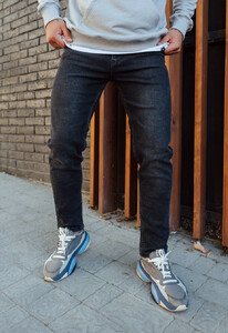Фото - Стильные черные джинсы Staff black slim - Men box