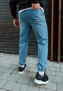 Фото - Джинсовые джоггеры голубые Staff light blue regular - Men box