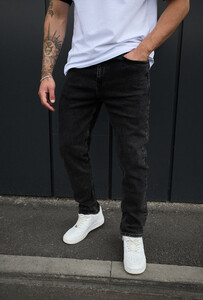 Фото - Джинсы мужские темно-серые Staff dark gray slim - Men box