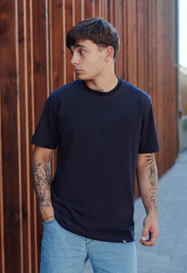 Фото - Футболка чоловіча темно-синя Staff navy basic - Men box