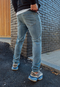 Фото - Джинсы сине-серые Staff blue gray slim - Men box