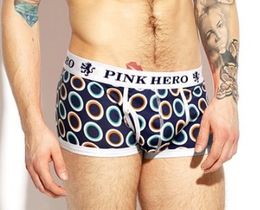Фото - Стильные мужские боксеры с рисунком Pink Hero - Men box