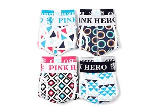 Фото - Стильные мужские боксеры с рисунком Pink Hero - Men box