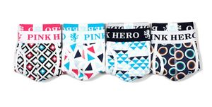 Фото - Стильные мужские боксеры с рисунком Pink Hero - Men box