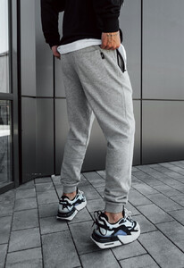 Фото - Спортивные штаны цвета серый меланж Staff gray melange - Men box