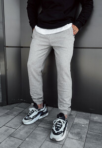 Фото - Спортивные штаны цвета серый меланж Staff gray melange - Men box