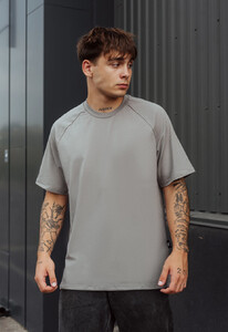 Фото - Футболка серая однотонная Staff basic gray - Men box