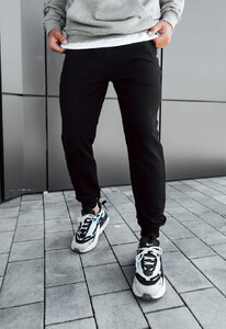 Фото - Мужские легкие спортивные штаны Staff black basic - Men box