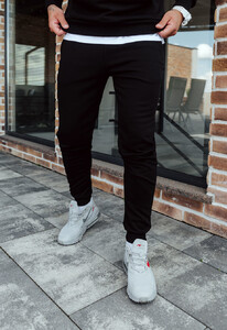 Фото - Спортивные штаны базовые черные Staff black basic - Men box