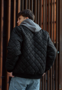 Фото - Стеганый мужской бомбер Staff br black - Men box