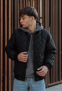 Фото - Стеганый мужской бомбер Staff br black - Men box