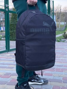 Фото - Молодежный рюкзак черного цвета с черным принтом - Men box