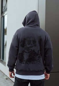 Фото - Сіре оверсайз худі Staff Mati oversize - Men box