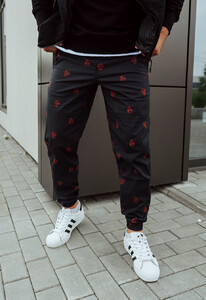 Фото - Джоггеры с красными черепами Staff skulls - Men box