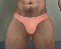 Фото - Эротические мужские танга Adannu оранжевого цвета - Men box