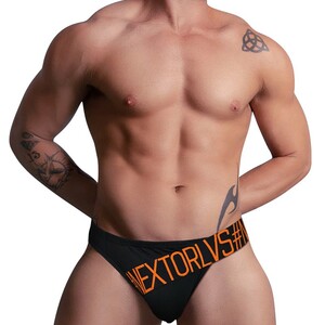 Фото - Мужские трусы слипы от бренда ORLVS черного цвета - Men box