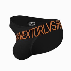 Фото - Мужские трусы слипы от бренда ORLVS черного цвета - Men box