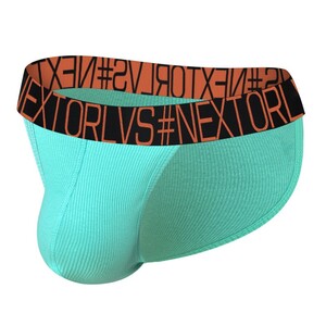 Фото - Трусы танга для мужчин от бренда ORLVS бирюзовые - Men box