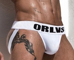 Фото - Мужские джоки от бренда ORLVS белого цвета - Men box