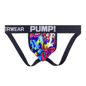 Фото - Еротичні чоловічі джоки Pump з яскравим принтом - Men box