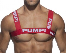 Фото - Еластична портупея для чоловіків Pump червоного кольору - Men box