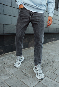 Фото - Джинсы из премиального денима Staff gray regular - Men box
