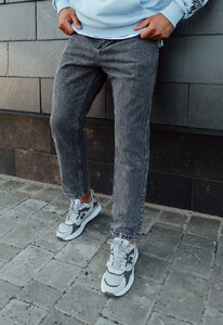Фото - Джинсы из премиального денима Staff gray regular - Men box