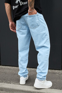 Фото - Джинсы классические голубые Staff light blue2 regular - Men box