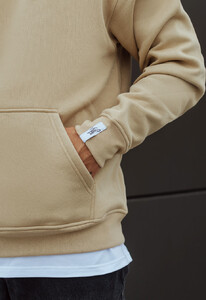 Фото - Базове оверсайз худі Staff beige basic oversize fleece - Men box