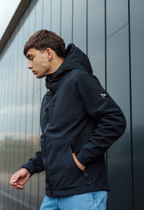 Фото - Мужская повседневная куртка Staff soft shell st navy - Men box