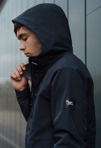 Фото - Мужская повседневная куртка Staff soft shell st navy - Men box