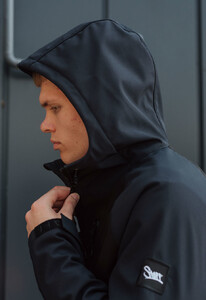 Фото - Двухцветная мужская куртка Staff soft shell st navy & black - Men box