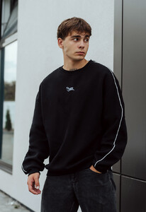 Фото - Свитшот черный Staff black logo oversize fleece - Men box