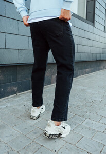 Фото - Джинсы мужские черные Staff af black regular - Men box