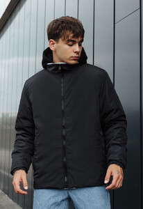 Фото - Черно-серая двусторонняя куртка Staff black & gray - Men box