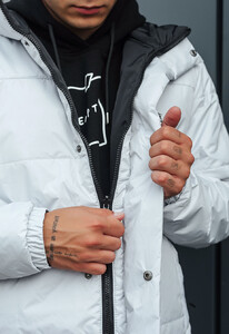 Фото - Черно-серая двусторонняя куртка Staff black & gray - Men box