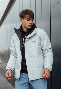 Фото - Черно-серая двусторонняя куртка Staff black & gray - Men box
