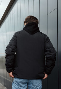 Фото - Черно-серая двусторонняя куртка Staff black & gray - Men box
