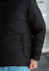Фото - Двусторонняя черно-бордовая куртка Staff sm black & bordo - Men box