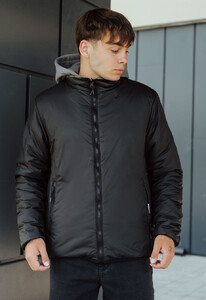 Фото - Демисезонная двусторонняя куртка Staff sm black & khaki - Men box