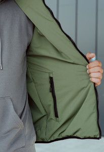 Фото - Демисезонная двусторонняя куртка Staff sm black & khaki - Men box