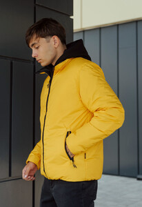 Фото - Желто-черная двусторонняя куртка Staff sm black & yellow - Men box