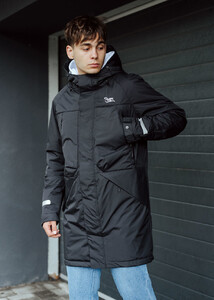 Фото - Черная демисезонная парка Staff ki black - Men box