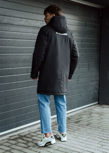 Фото - Черная демисезонная парка Staff ki black - Men box